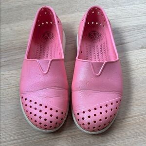 Native Pink Glitter Slip-On Shoes